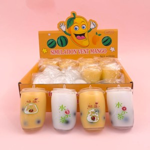 Jouet anti-stress en silicone mignon pour soulager l'anxiété unisexe, jouet sensoriel amusant à bulles à presser, jouet souple anti-stress en forme d'ampoule, de fruit ou de tasse - Product Image 2