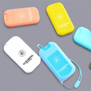 Flacon pulvérisateur <span class=keywords><strong>vide</strong></span> en PP format carte de crédit 20/30 ml pour voyage, désinfectant pour les mains, lotion, parfum rechargeable - Product Image 2