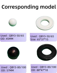 Diafragma bomba acessórios pneumáticos PTFE bola BQG/ARQ/QBY Tee DN50 - Product Image 4