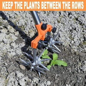 Coltivatore Rotativo, Scarificatore <span class=keywords><strong>per</strong></span> Terreno, Attrezzo <span class=keywords><strong>per</strong></span> Prato, Riparatore Manuale da Giardino, Artefatto <span class=keywords><strong>per</strong></span> Miscelare il Terreno Pre-plantagione - Product Image 3