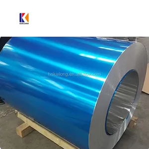 Blue Film Cladding 0.2-8mm Color Coated Aluminum Coil Roll Mirror Aluminum Coil For Gutter