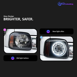 Phares de voiture BBA pour <span class=keywords><strong>Suzuki</strong></span> <span class=keywords><strong>Jimny</strong></span>, lentille de projecteur, design 2007-2015, feux de jour DRL, feux de croisement et de route automatiques - Product Image 2