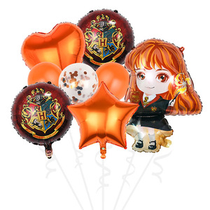 Ensemble de ballons de personnage de dessin animé pour fête d'<span class=keywords><strong>anniversaire</strong></span> d'enfants, ballons en film d'aluminium - Product Image 4