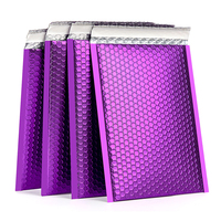 Une Utilisation facile En Gros Chaude Rose Métallique Brillant Bubble Postale Rembourré Enveloppes Poly Grande Bulle Mailer