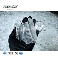 Machine à glace en plaques Icesta 1T 3T 5T 8T 10T 30 tonnes, fiable, compacte et mobile pour le refroidissement chimique, les bases de pêche et le refroidissement des ponts