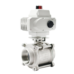 วาล์วบอลไฟฟ้า Tonheflow DN80 สแตนเลส 3 ชิ้น 100NM 24V DC มอเตอร์ไฟฟ้า วาล์วไฟฟ้า - Product Image 3