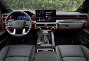 WZXD Body Kit Carbon Fiber <b>Window</b> Switch <b>Cover</b> Shift Gear <b>Cover</b> Interior Accessories for Newest - Product Image 6