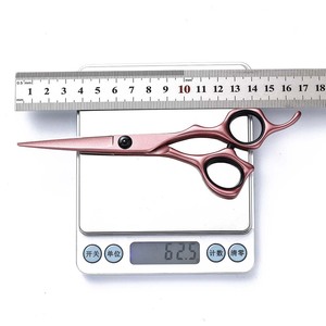 Rose Gold Thinning Shears Professional Hair Stylist Scissors Stainless Steel Medium Handle Hairdressing Kit - Product Image 4