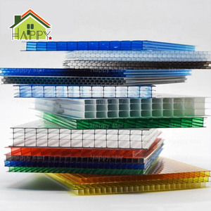 Paneles solares <span class=keywords><strong>de</strong></span> panal <span class=keywords><strong>de</strong></span> <span class=keywords><strong>policarbonato</strong></span> <span class=keywords><strong>transparente</strong></span> para uso en almacén Hoja hueca <span class=keywords><strong>de</strong></span> plástico PC con certificación CE ISO duradera sin óxido - Product Image 4