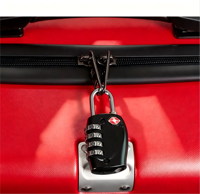 Cadenas à combinaison TSA en alliage de zinc à 4 chiffres réinitialisable pour bagages et valises – Vente en gros
