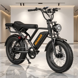 Bicicleta Eléctrica de 80 km de Autonomía, 20 Pulgadas, Batería de Litio de 48V 20Ah, 750W, Neumáticos Anchos, Doble Suspensión, Alta Velocidad, Bicicleta Urbana - Product Image 1