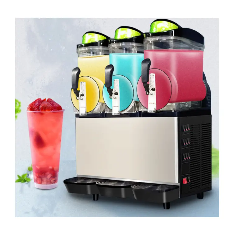 Super Kwaliteit Goede Prijs Groothandel 15L X3 Granita Sap Ijs Bevroren Drinken Slush Machine