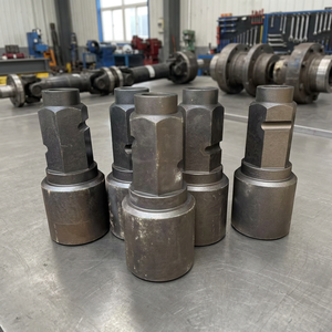 Adaptateur de diamètre en acier forgé avec poignée hexagonale pour transfert de puissance de rig - Product Image 3
