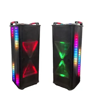 Td1222 Nieuwste Draadloze Party Speaker Dubbel 12 Inch Hoorn Big Tws Multifunctionele Speaker Met Led Scherm