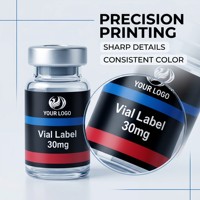 Étiquette d'impression pour bouteille de produit de santé avec sceau holographique professionnel pour l'image de marque personnalisée