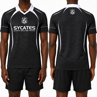 Kaos Polos Urban Streetwear Boxy Oversize Berbahan Mesh untuk Sublimasi Jersey Sepak Bola Kampus Pria