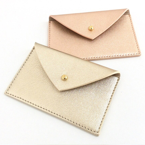 Bán Sỉ Ví Đựng Thẻ Tín Dụng Cho Nữ Ví Phong Bì Da Kim Loại Ví Đựng Thẻ Mini Cho Nữ - Product Image 1