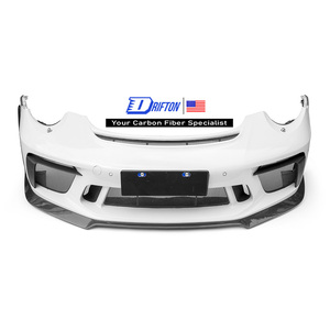 Pare-chocs avant en PP style GT/3RS avec lèvre avant en fibre de carbone pour Porsche 911 - Product Image 1