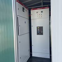 Poste de transformateur monté sur socle 12 kV 0,4 kV 1600 kVA, unité compacte pour réseau de distribution d'énergie extérieur