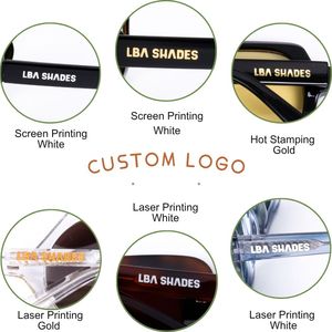 LBASHADES 3607 <span class=keywords><strong>Occhiali</strong></span> <span class=keywords><strong>da</strong></span> <span class=keywords><strong>Sole</strong></span> Sostenibili con Logo Personalizzato, Montatura G850 Bio-based, <span class=keywords><strong>Occhiali</strong></span> <span class=keywords><strong>da</strong></span> <span class=keywords><strong>Sole</strong></span> Polarizzati Esagonali alla Moda per Uomo e Donna, Protezione UV400 - Product Image 5