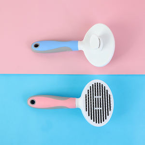 新しいデザインの楕円形のプッシュ理髪クリーニングペット脱毛コーム - Product Image 4