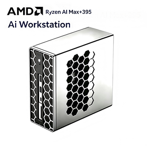 Workstation AI Mini PC <span class=keywords><strong>AMD</strong></span> <span class=keywords><strong>Ryzen</strong></span> AI Max+395 Strix Halo 128GB SSD LPDDR5x 70B Radeon 8060s Desktop Enterprise OEM ODM Garanzia 3 Anni - Product Image 2