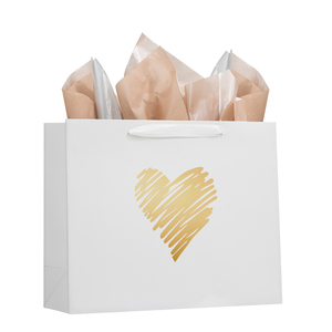 Lipack phân hủy sinh học sang trọng bán buôn có thể tái chế in Quà Tặng Tote mua sắm giấy mua sắm túi các tông với logo - Product Image 1