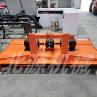 Cortadora de Césped Rotativa Profesional con Enganche de 3 Puntos, Caja de Cambios, Rodamientos, Cadenas Protectoras, Cortadora de Césped Ajustable de Alta Productividad para Tractor Agrícola
