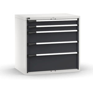 Fami ลิ้นชัก5ลิ้นชักสีเทาแอนทราไซต์พร้อม1020x726x1000mm ต่อที่ปรับได้ - Product Image 1