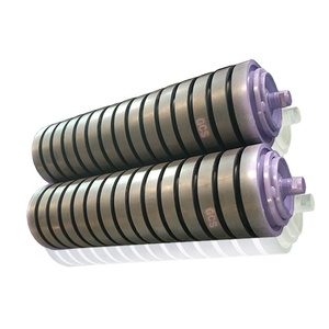 Heavy Industry Belt Conveyor Carrier Roller with Rubber Ring for Mining Applications - Product Image 3