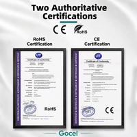 Gocel 400-teiliges Isoliertes Crimpklemmen-Set Ring-, Spaten-, Bullet- und Stoßverbinder 22-16 16-14 AWG 18 Arten Sortierte Box
