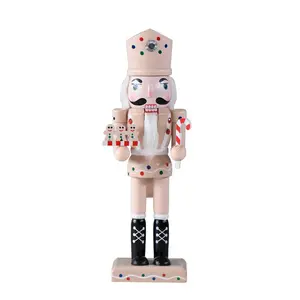 2023 New Gingerbread Thiết Kế 25Cm Cao Bằng Gỗ Người Lính Giáng Sinh Trang Trí Hình Nutcracker Cho Lớn Xmas Trang Trí Nội Thất