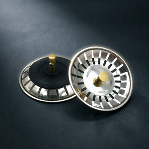 Stainless Steel Sink Stopper Filter Basket For <b>Kitchen</b> Sink Dishwashing Basin Minimalist Design - Product Image 1