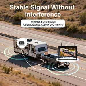 Système de surveillance sans fil à enregistrement en boucle <span class=keywords><strong>pour</strong></span> camions et camping-cars, caméra de recul étanche avec vision nocturne infrarouge et moniteur AHD 7 pouces - Product Image 3