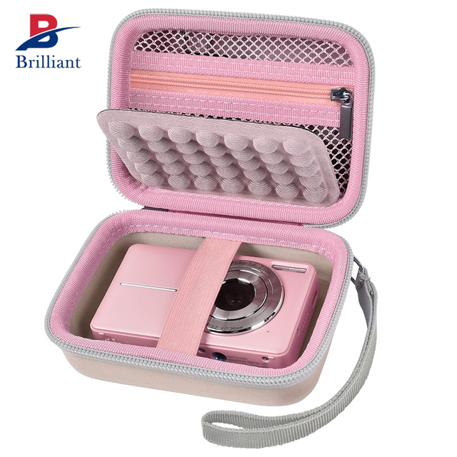 Brilliant Custom EVA Zipper Digital Camera Outdoor Case for PowerShot 180/190 Vlogging Storage Holder