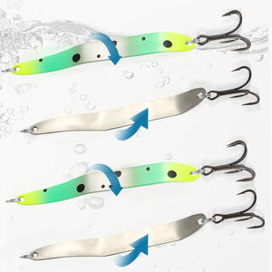 LUSHAZER Lot <span class=keywords><strong>de</strong></span> 5 leurres artificiels en métal, type cuillère, avec <span class=keywords><strong>boîte</strong></span>, 2g 69mm, pour la truite, le bar, l'eau <span class=keywords><strong>de</strong></span> mer et l'eau douce - Product Image 5