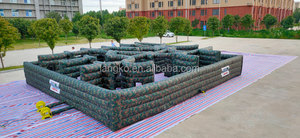 Parcours d'obstacles gonflable <span class=keywords><strong>de</strong></span> paintball, jeux <span class=keywords><strong>de</strong></span> carnaval à vendre - Product Image 3