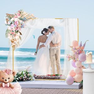 Support d'arche de <span class=keywords><strong>mariage</strong></span> en métal carré, montage sans outil, pour décoration d'événements, support de fleurs, vente en gros - Product Image 3
