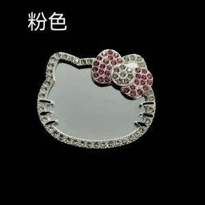 多功能皇冠心形小猫蝴蝶结镜子垃圾手机套装饰魅力美容配件女装化妆产品Diy工艺品 - Product Image 1