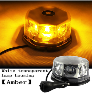 Mini feux stroboscopiques à LED, 48W, rond COB, pour toit, alarme de danger d'urgence, 12-24V - Product Image 5