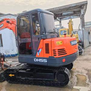 <b>Small</b> Excavator DH55 Used 5.5 Ton Mini Korea 5.5ton Used Excavator Doosan DH55 Used Doosan Daewoo Crawler Excavator Isuzu Sale - Product Image 1