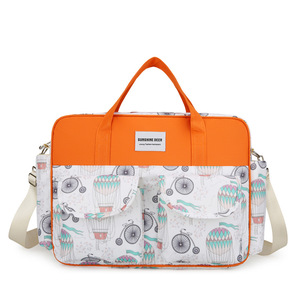 Sacs à couches personnalisés avec logo imprimé lapin, en tissu Oxford, grande capacité, sacs fourre-tout pour bébé, sacs à bandoulière pour maman - Product Image 3