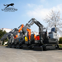 Envío Gratis Mini Excavadora Agrícola de 2 Toneladas con Motor Kubota CE EPA para Jardín Micro Excavadora Usada Excavadora de Oruga Compacta Mini de 1 Tonelada