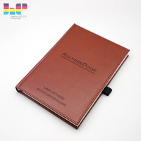 Carnet de planification d'affaires personnalisé, journal imprimé, agenda en cuir de haute qualité, usine d'impression de carnets