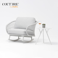 Couture Jardin câlin tissage extérieur meubles de Jardin canapé rond salon fauteuil canapé à bascule