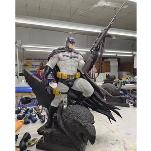 Statua di <span class=keywords><strong>Batman</strong></span> in Fibra di Vetro di Alta Qualità, Dimensioni Reali, Figura d'Azione del Film DC, Scultura per Decorazione Domestica - Product Image 6