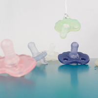 Vente Flash : Sucette Apaisante Personnalisée, Distributeur de Liquide Monobloc pour Bébé, Silicone Alimentaire Écologique Sans BPA, Sans Latex, 0-12 Mois