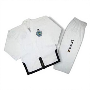 Uniforme de Taekwondo ITF para Adultos, Dobok de Algodón/Poliéster, Duradero y de Secado Rápido, Corte Holgado - Product Image 1