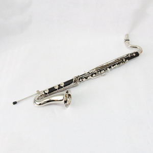 Profesional BB Tone Black 20-Keys <span class=keywords><strong>Clarinete</strong></span> <span class=keywords><strong>bajo</strong></span> de goma dura Plateado Low E <span class=keywords><strong>Clarinete</strong></span> para música disponible para la venta - Product Image 1
