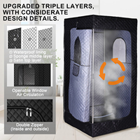 Sauna vapeur portable d'intérieur pour une personne, équipement de relaxation pour appartement et salon, prix abordable